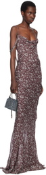 Paris Georgia Purple Milly Maxi Dress