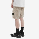 Stone Island Men's Supima Cotton Cargo Short in Dove Grey