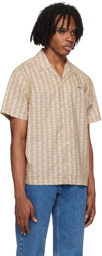 Lacoste Beige Relaxed-Fit Shirt