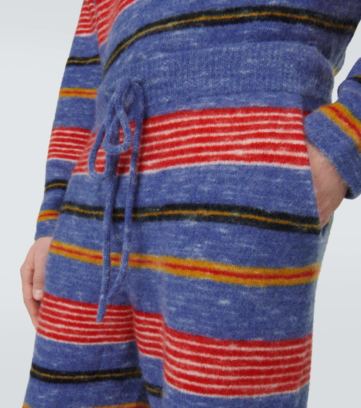 The Elder Statesman Jasper striped cashmere-blend pants