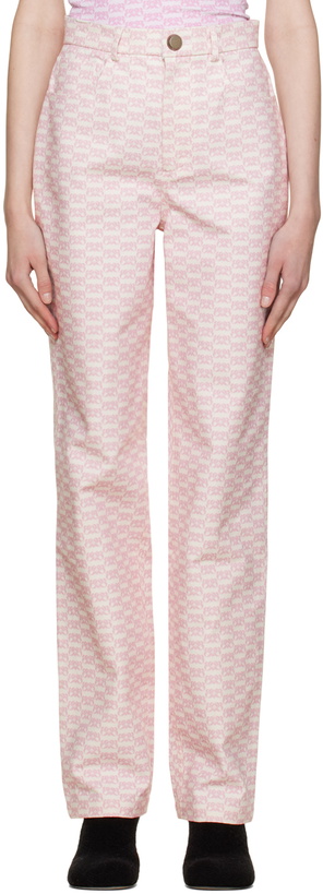 Photo: BONBOM Off-White & Pink Noh Jeans