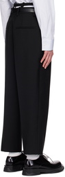 Jil Sander Black Belted Trousers