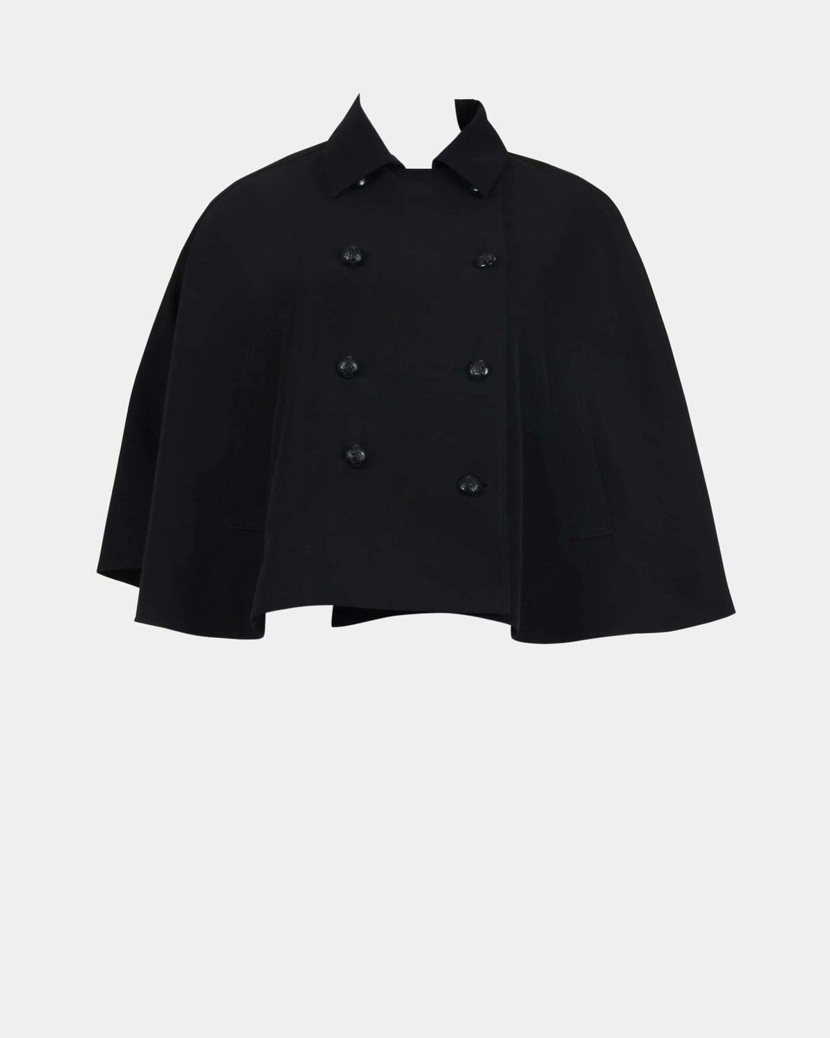 Steve Madden Noemie Trench Cape in Black