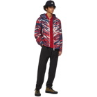 Moncler Navy and Red Chardon Jacket