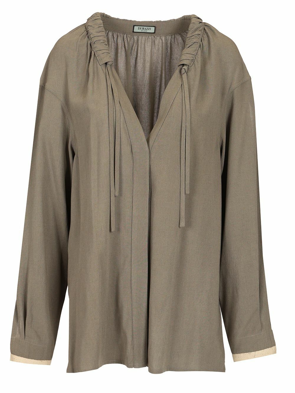 Durazzi Milano Charcoal Grey Blouse