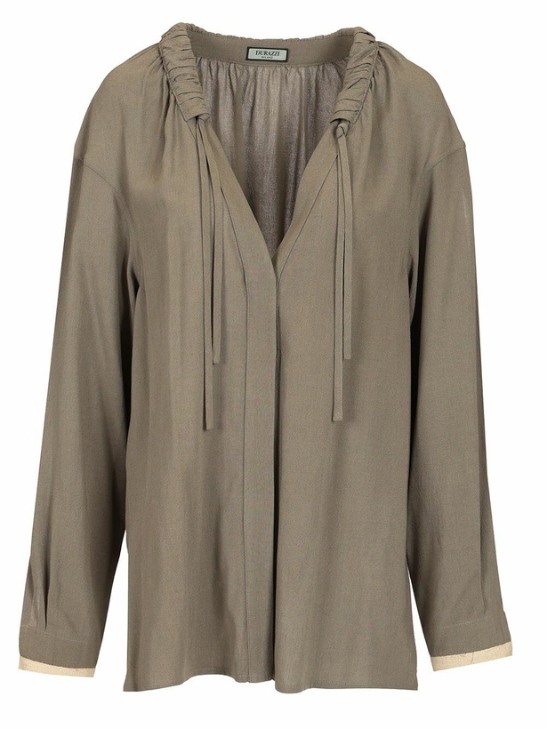 Photo: Durazzi Milano Charcoal Grey Blouse