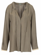 Durazzi Milano Charcoal Grey Blouse