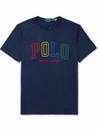 Polo Ralph Lauren - Logo-Embroidered Cotton-Jersey T-Shirt - Blue