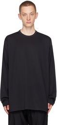 Y-3 Black Patch Long Sleeve T-Shirt