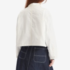Beams Boy Women's Short Denim Jacket in Off White