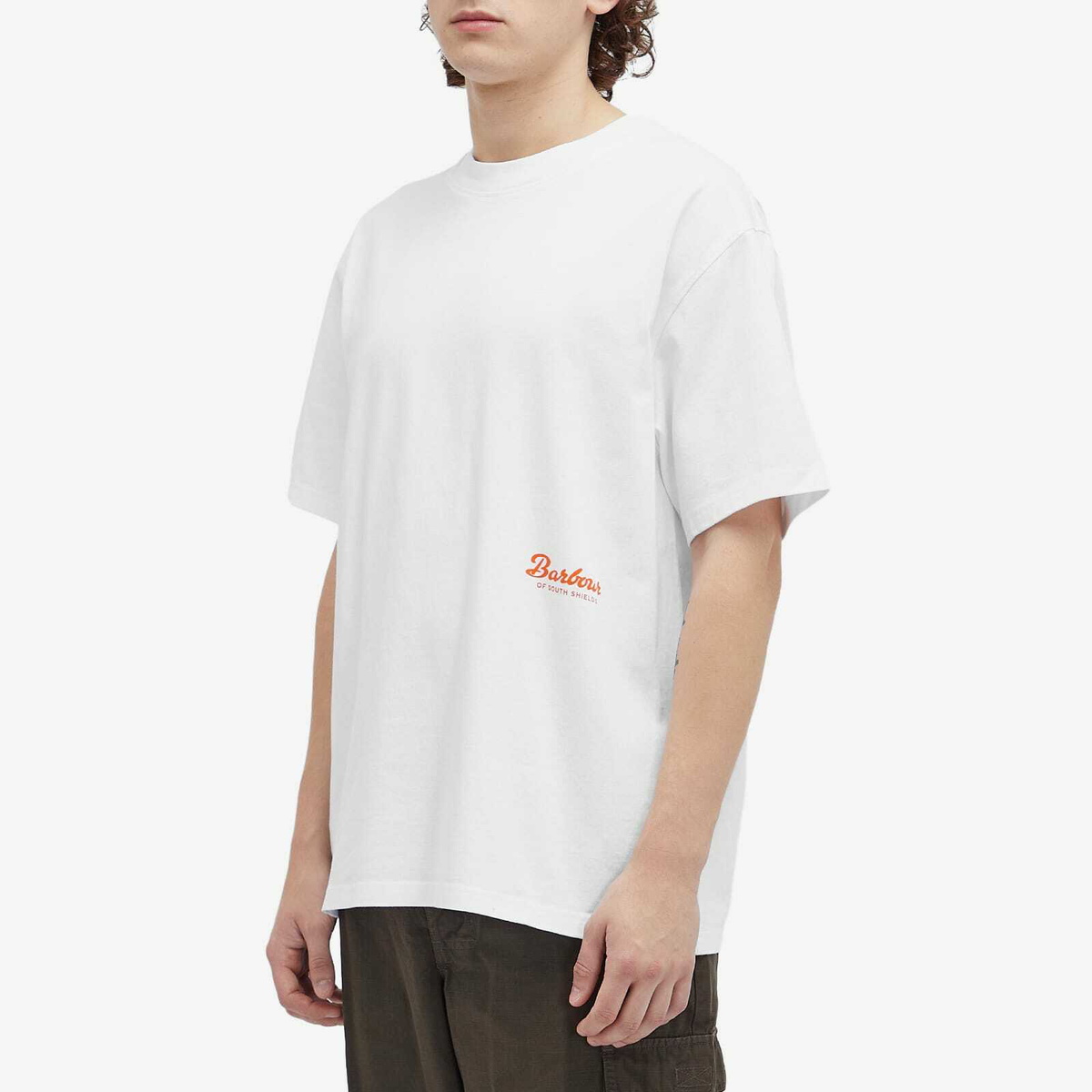 Barbour Men's Heritage + Bayard OS Graphic T-Shirt in White