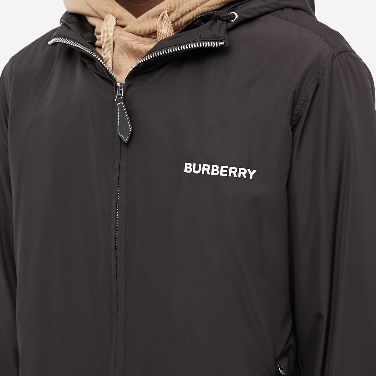 Burberry Men's Stanford Box Logo Jacket in Black Burberry