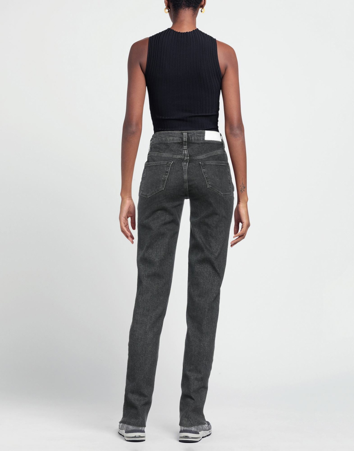 Re/done Womens Jeans Charcoal