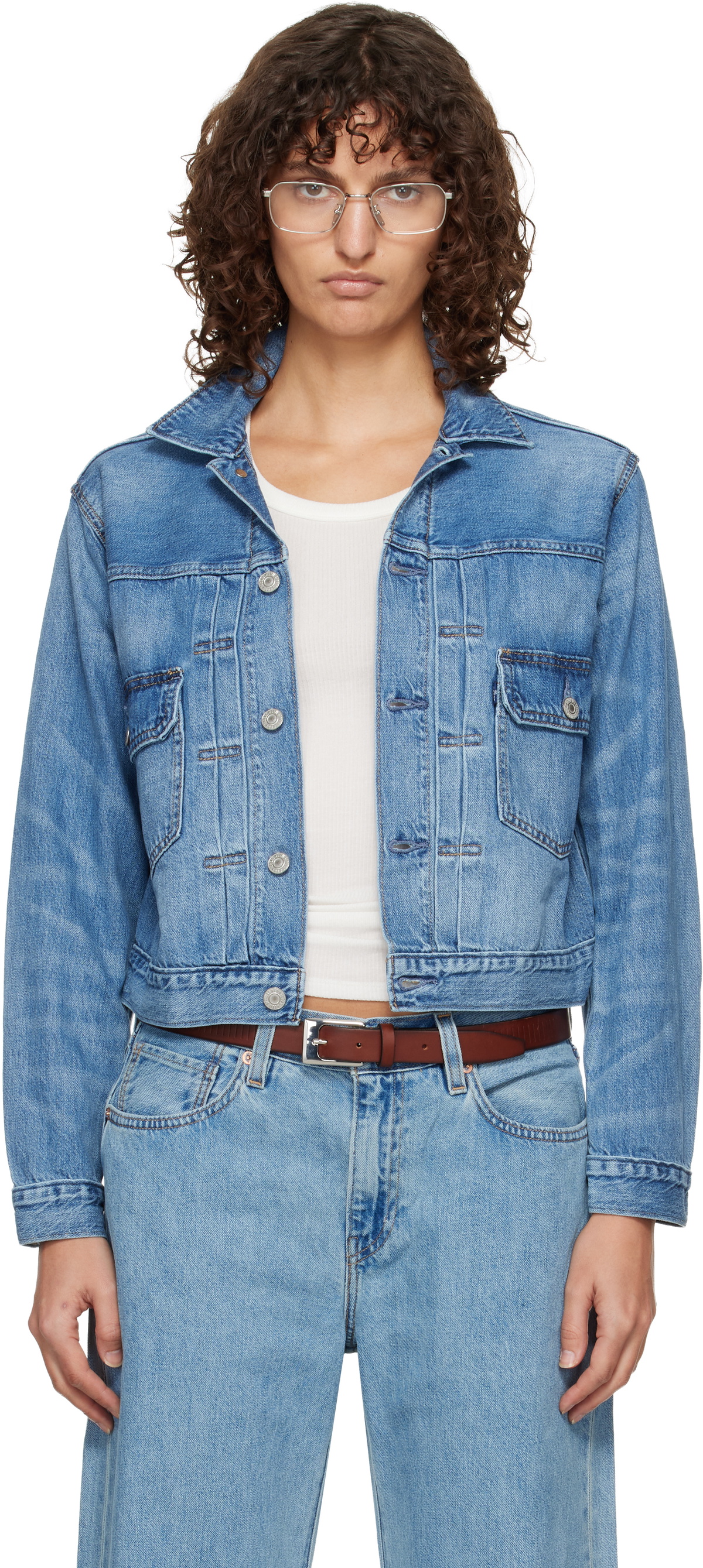 Levi's Blue Type II Denim Trucker Jacket