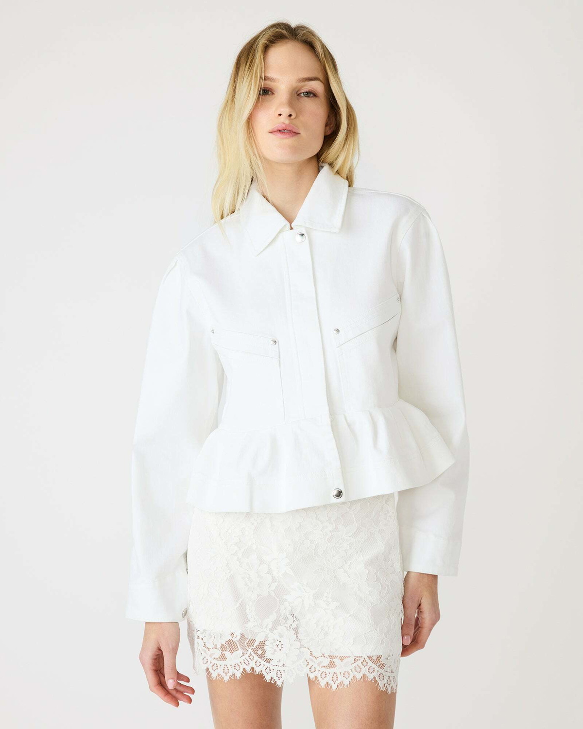 Steve Madden Sloan Jacket in White