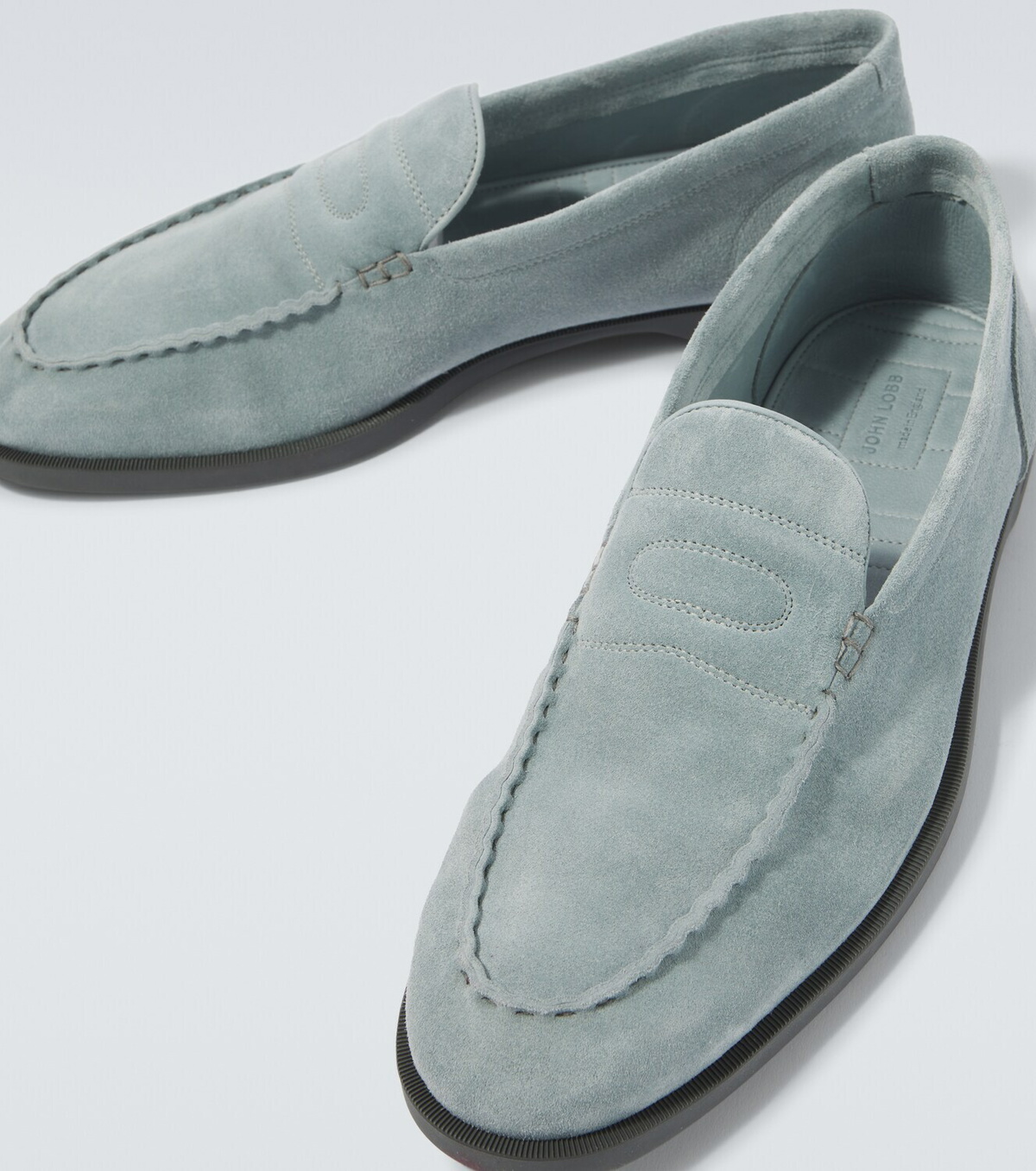 John Lobb Pace suede loafers