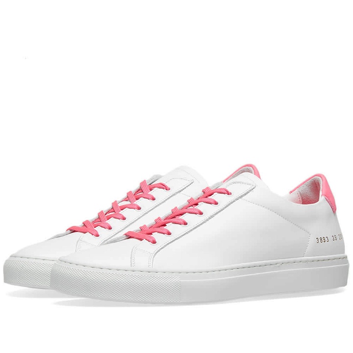 Photo: Woman by Common Projects Retro Low Fluro