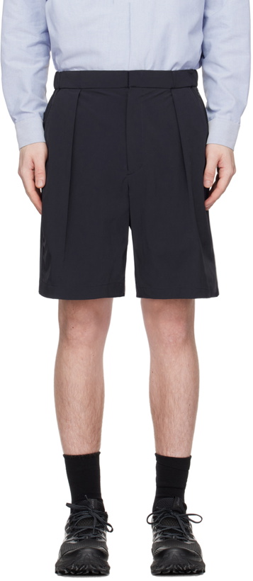 Photo: Master-Piece Co Navy Relax Shorts