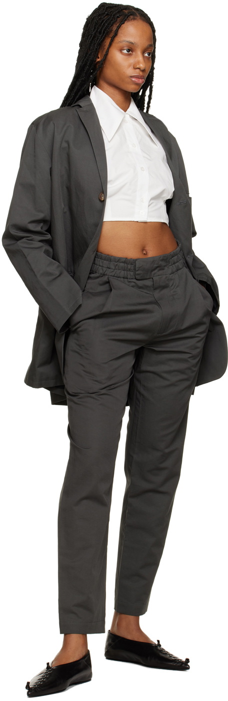 Elleme White Darted Shirt