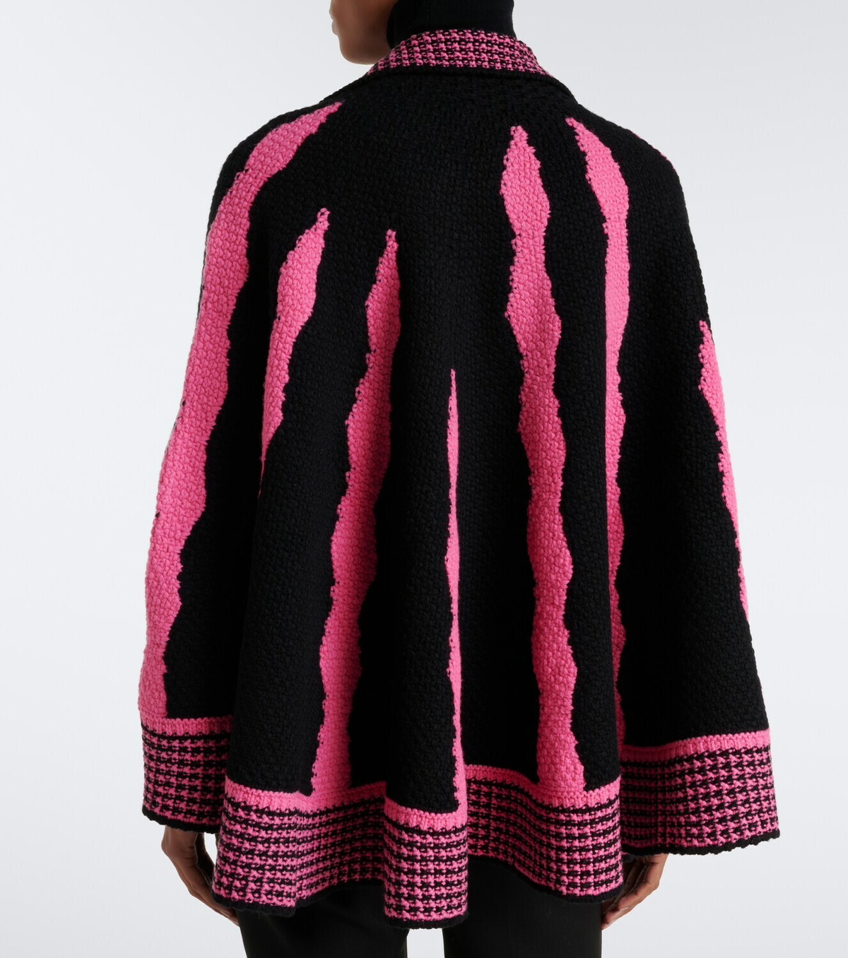 Pucci Fiamme wool cape