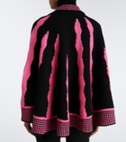 Pucci Fiamme wool cape