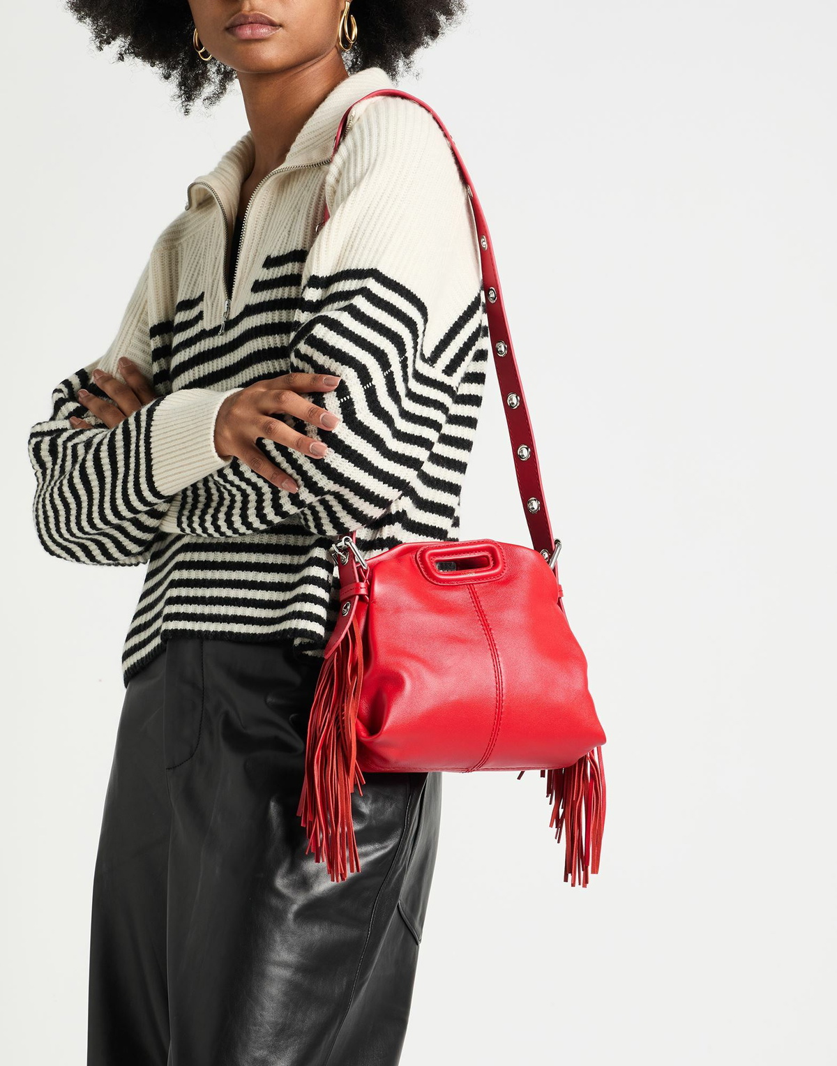 Maje Womens Handbag in Red