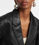 Citizens of Humanity Orla leather blazer