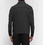 Craig Green - Lace-Detailed Bonded Cotton-Canvas Jacket - Men - Black