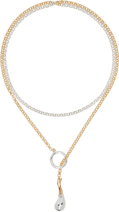 Photo: Bottega Veneta Drop Chain Necklace