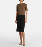 The Row Ornella leather pumps