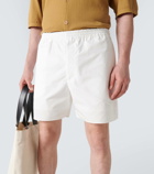 Auralee Cotton Oxford shorts