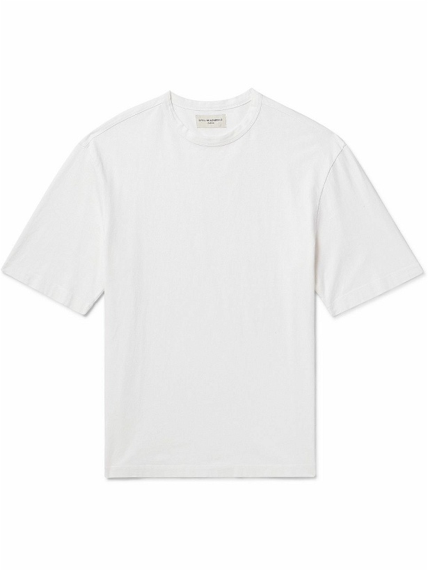 Photo: Officine Générale - Benny Cotton-Jersey T-Shirt - White