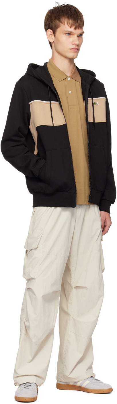 Zip Up Color Blocked Hoodie