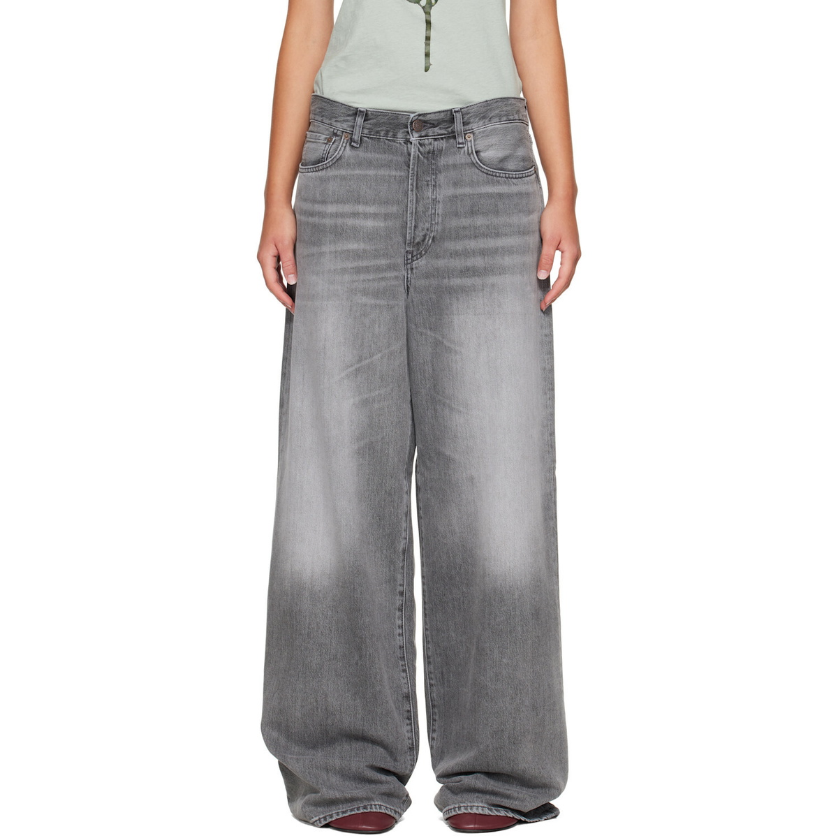 Acne Studios Gray 1981 Loose Fit Jeans