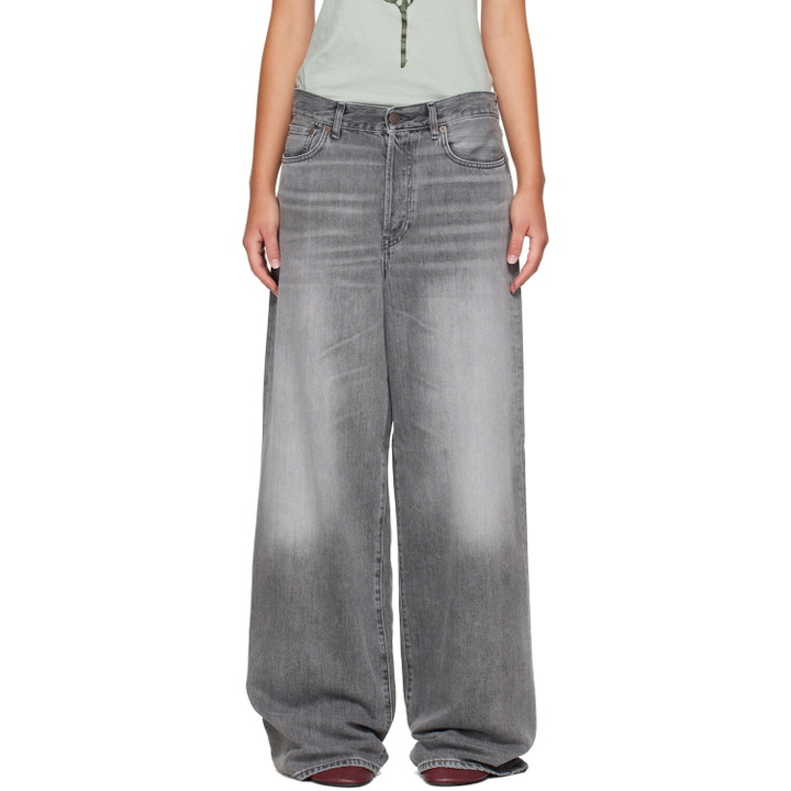 Photo: Acne Studios Gray 1981 Loose Fit Jeans