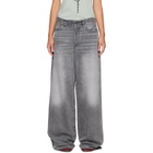 Acne Studios Gray 1981 Loose Fit Jeans