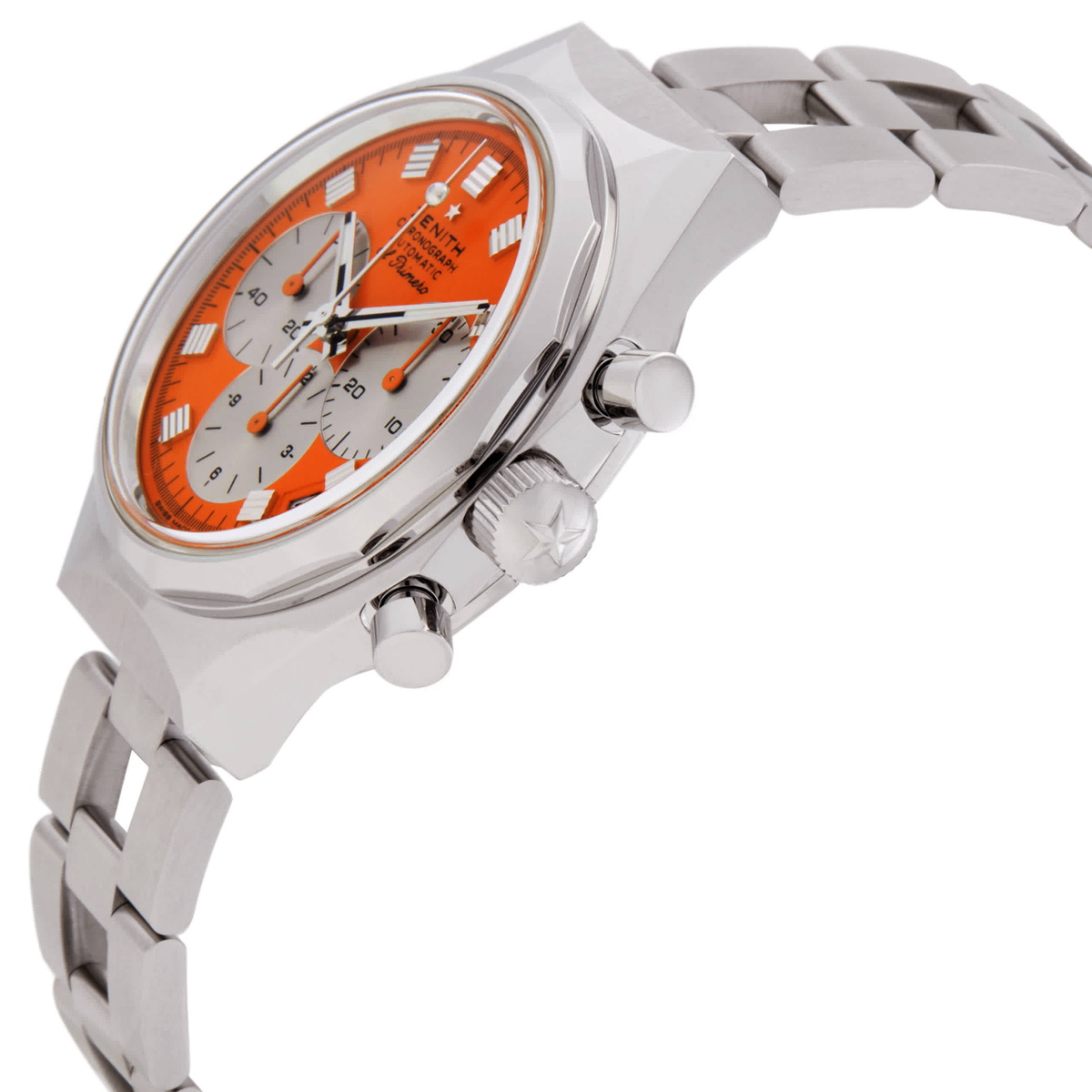 Zenith Defy Chronograph Automatic Orange Dial Watch 03.A780.400-3/56.M3642