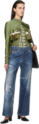 Andersson Bell Blue Trompe L'œil Printed Jeans