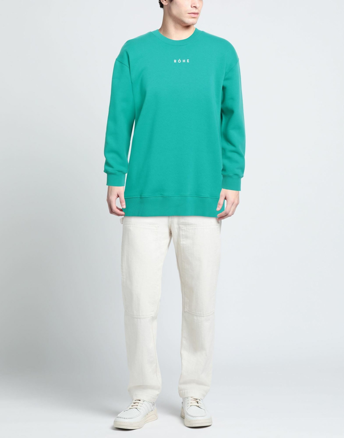 Róhe Mens Sweatshirt Emerald in Green