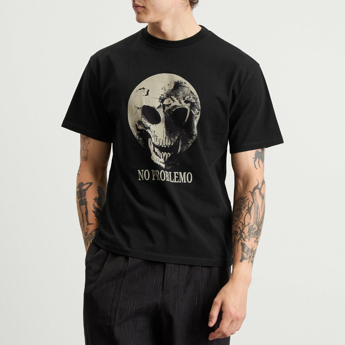 No Problemo Men's Dead Planet SS T-Shirt in Black