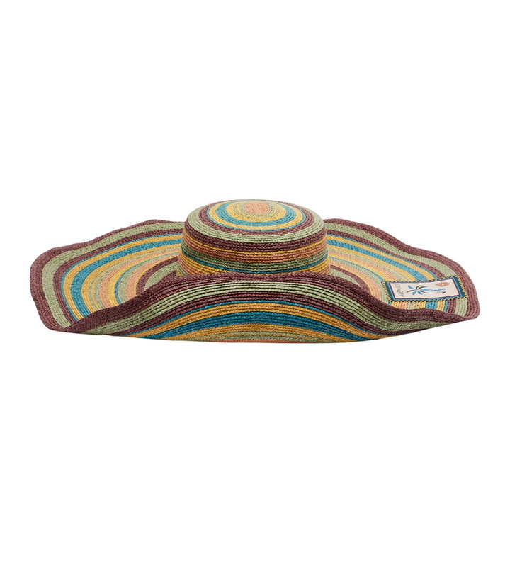Photo: Alémais Dusk striped raffia sun hat