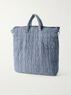 Kardo - Embroidered Cotton-Chambray Tote Bag
