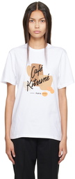 Maison Kitsuné White Café Kitsuné Edition Coffee Composition T-Shirt