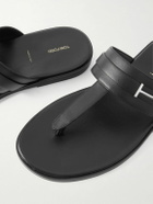 TOM FORD - Brighton Leather Sandals - Black