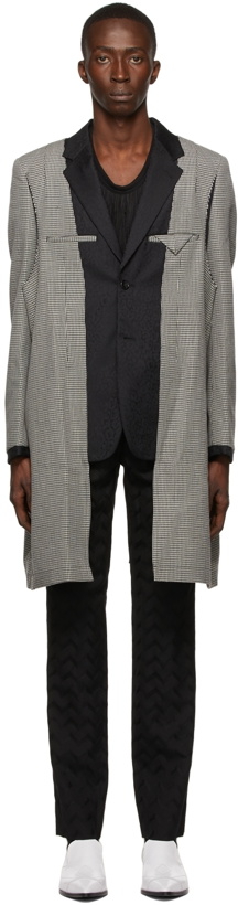 Photo: Comme des Garçons Homme Plus Reversible Wool Check Blazer Coat