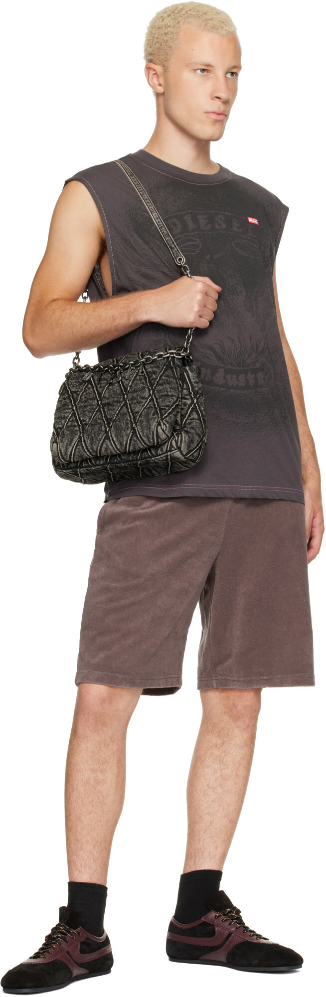 Diesel Black DSL 3D X Camera Bag