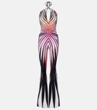 Roberto Cavalli Printed halterneck jumpsuit