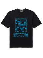 UNDERCOVER - Printed Cotton-Jersey T-Shirt - Black - 2