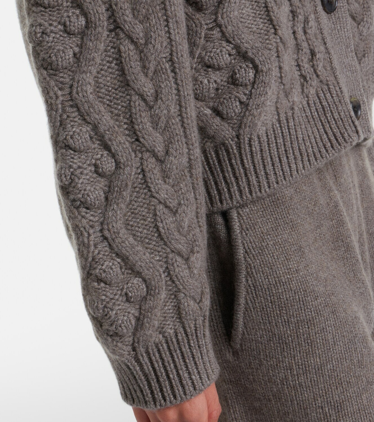 Lisa Yang Winroe cable-knit cashmere cardigan