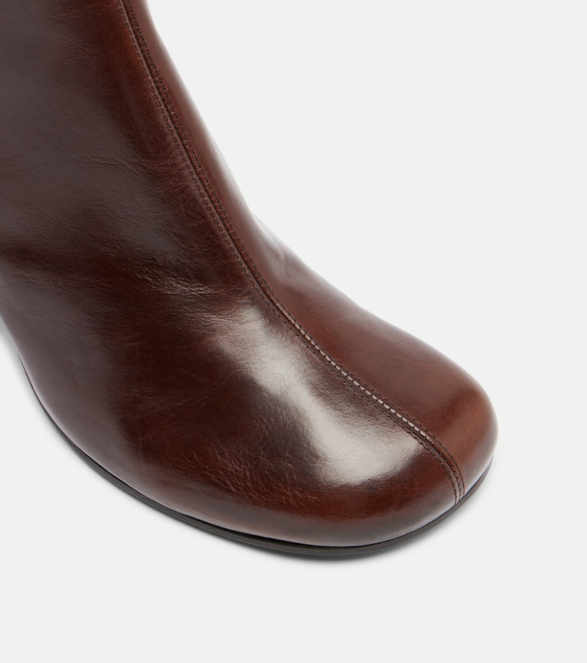 Lemaire Anatomic 80 leather ankle boots